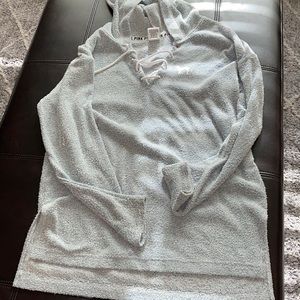 VS PINK terry cloth pullover MD